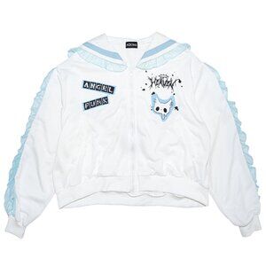 NEW ACDC RAG - Baby Punk Angel Punk Sailor Zip Up Jacket